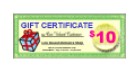 Gift Certificates $ 10.00
